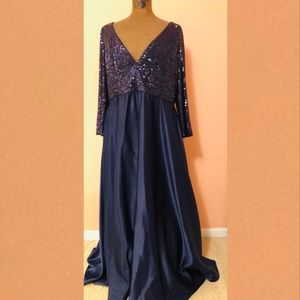 Ever Pretty Long Sleeve Ball Gown